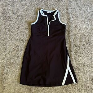 Athletic dress with skort